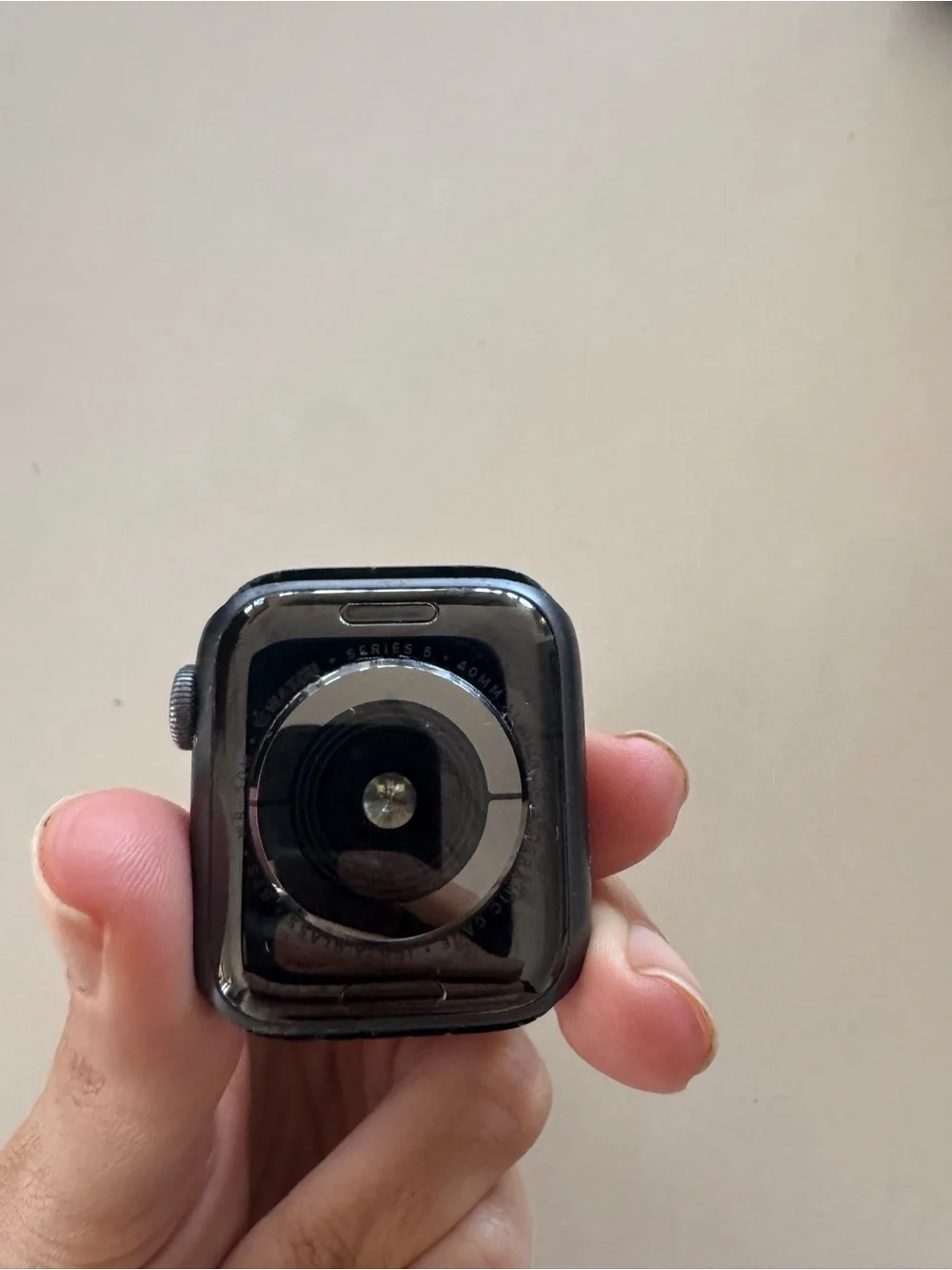 Apple Watch Series 5 40mm Aluminum Silver Case with Gray Leopard Band